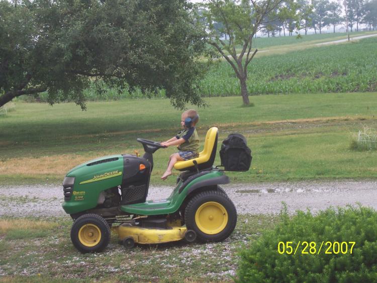 Calvin Mowing